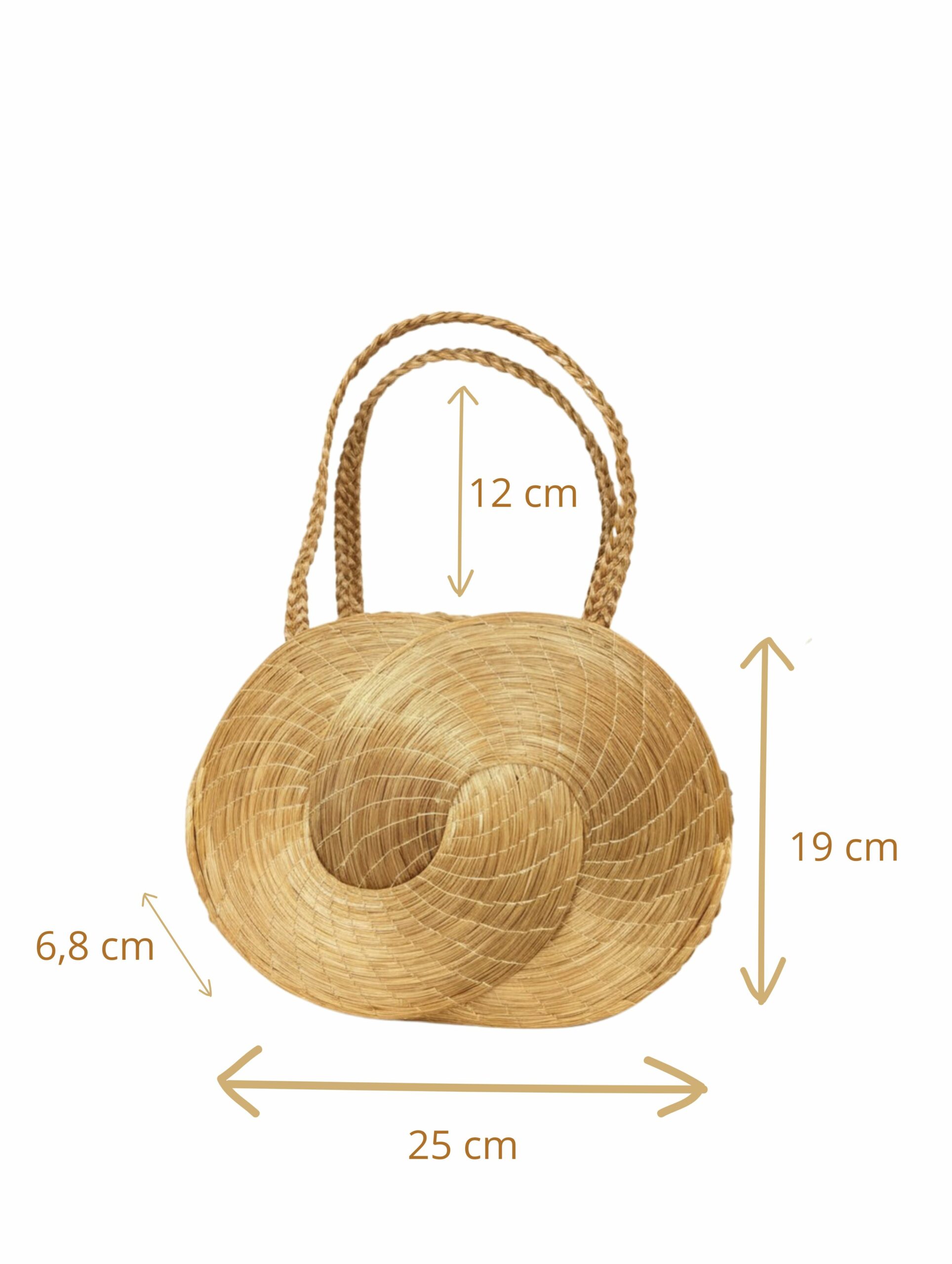 joyas artesanales y sostenibles - BOLSO Oro vegetal capim dourado