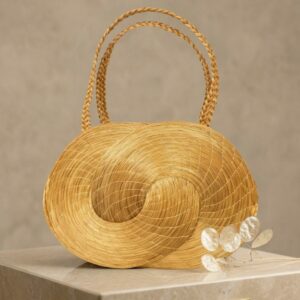 joyas artesanales y sostenibles - BOLSO Oro vegetal capim dourado