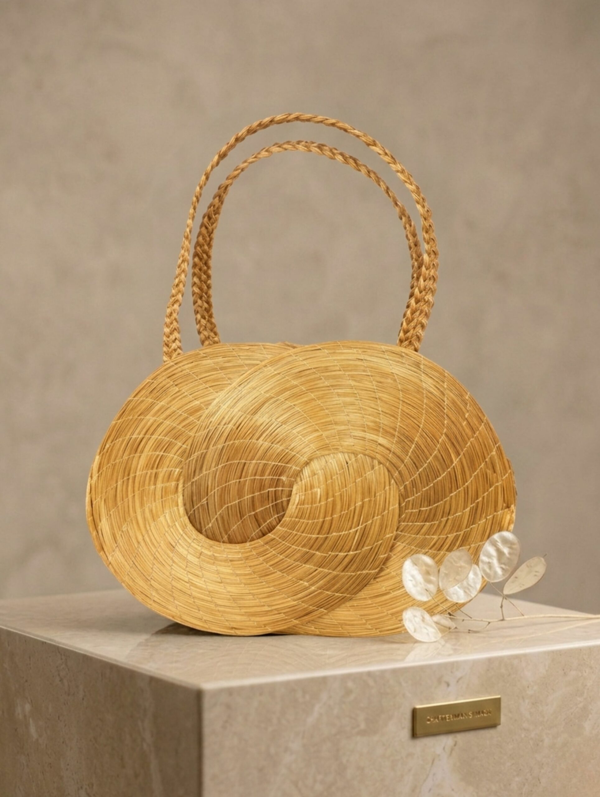 joyas artesanales y sostenibles - BOLSO Oro vegetal capim dourado