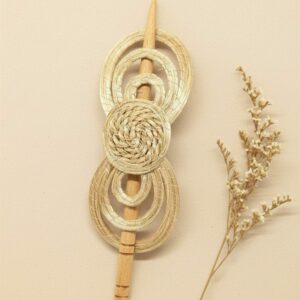 Oro vegetal Capim dourado pasador de pelo nenufar