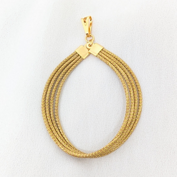 Colgantes oro vegetal capim dourado natural y sostenible