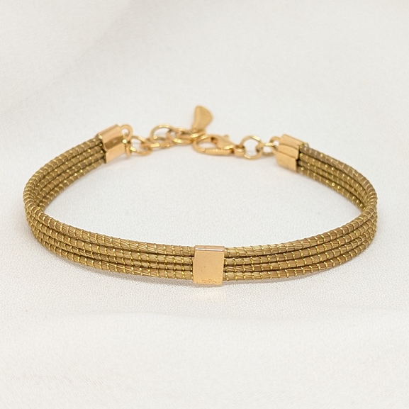 Pulseras oro vegetal capim dourado natural y sostenible
