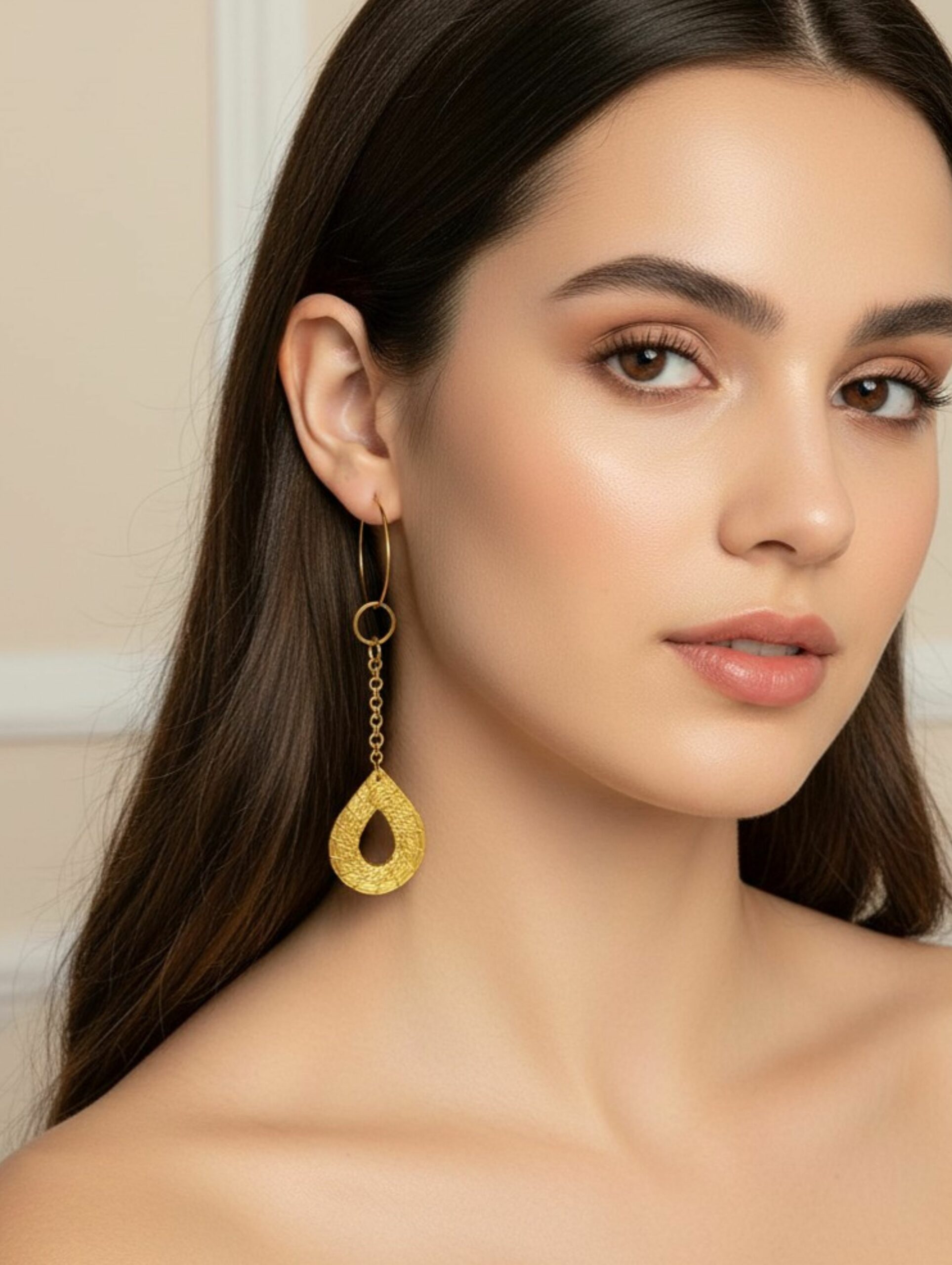 Capimix VITALIDAD- Charms Dije artesanal – Colgante Oro vegetal Capim dorado para pendientes, collar, adorno – 7×2,5cm SLOWECO – 1U.