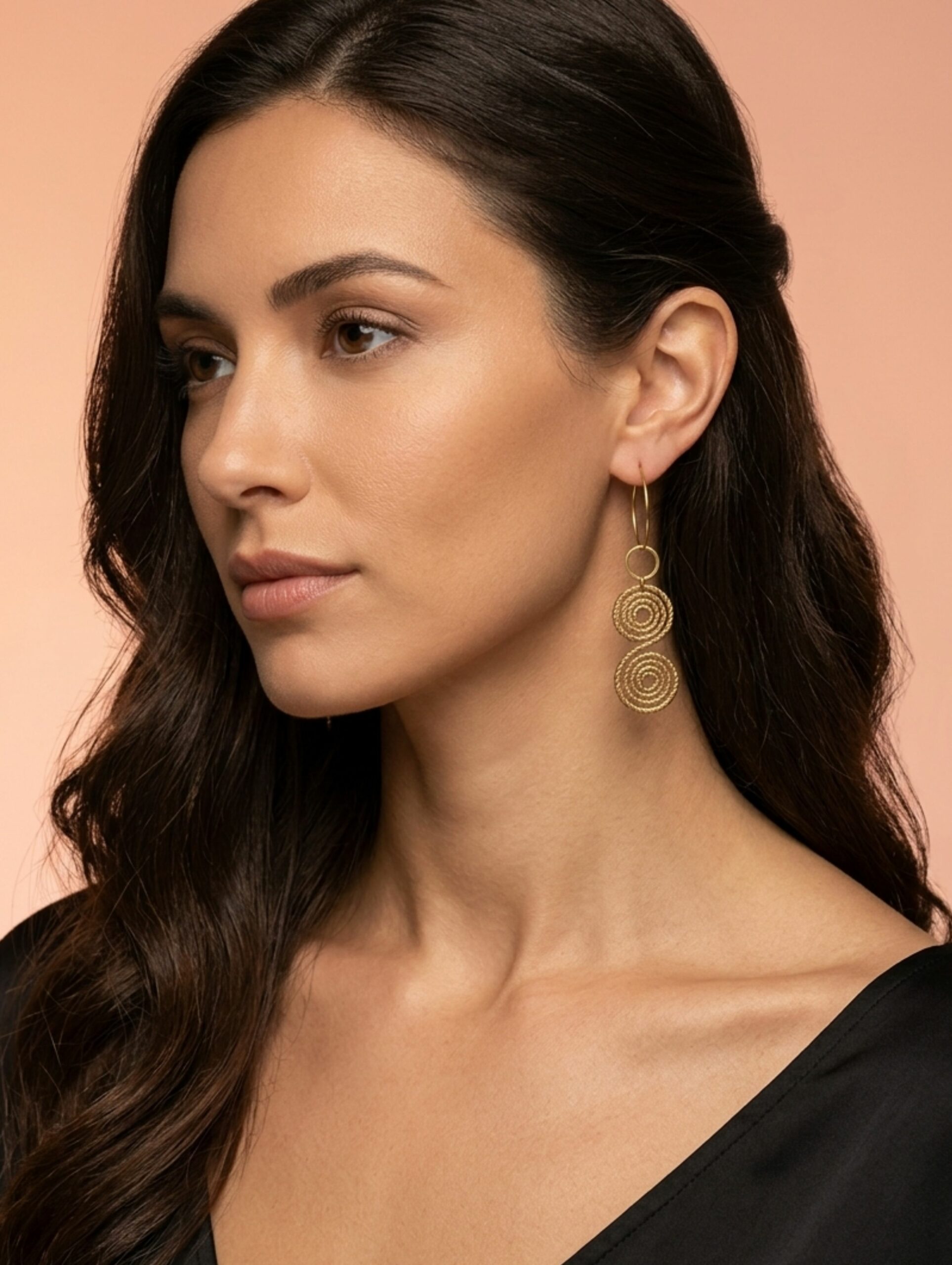 Capimix EQUILIBRIO – Charms Dije artesanal – Colgante Oro vegetal Capim dorado para pendientes, collar, adorno – 5x2cm SLOWECO – 1U.