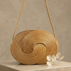 joyas artesanales y sostenibles - BOLSO Oro vegetal capim dourado
