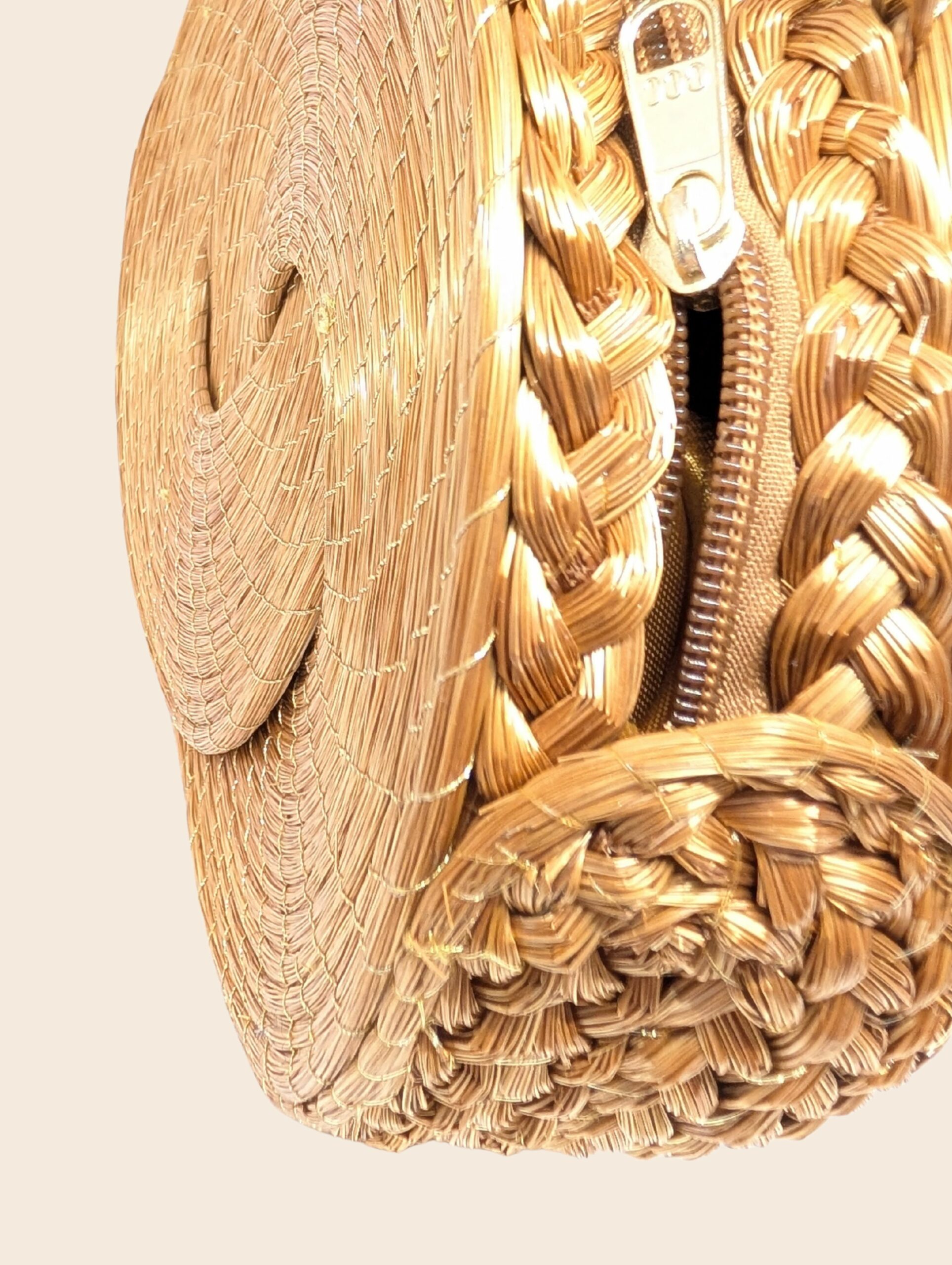 joyas artesanales y sostenibles - BOLSO Oro vegetal capim dourado