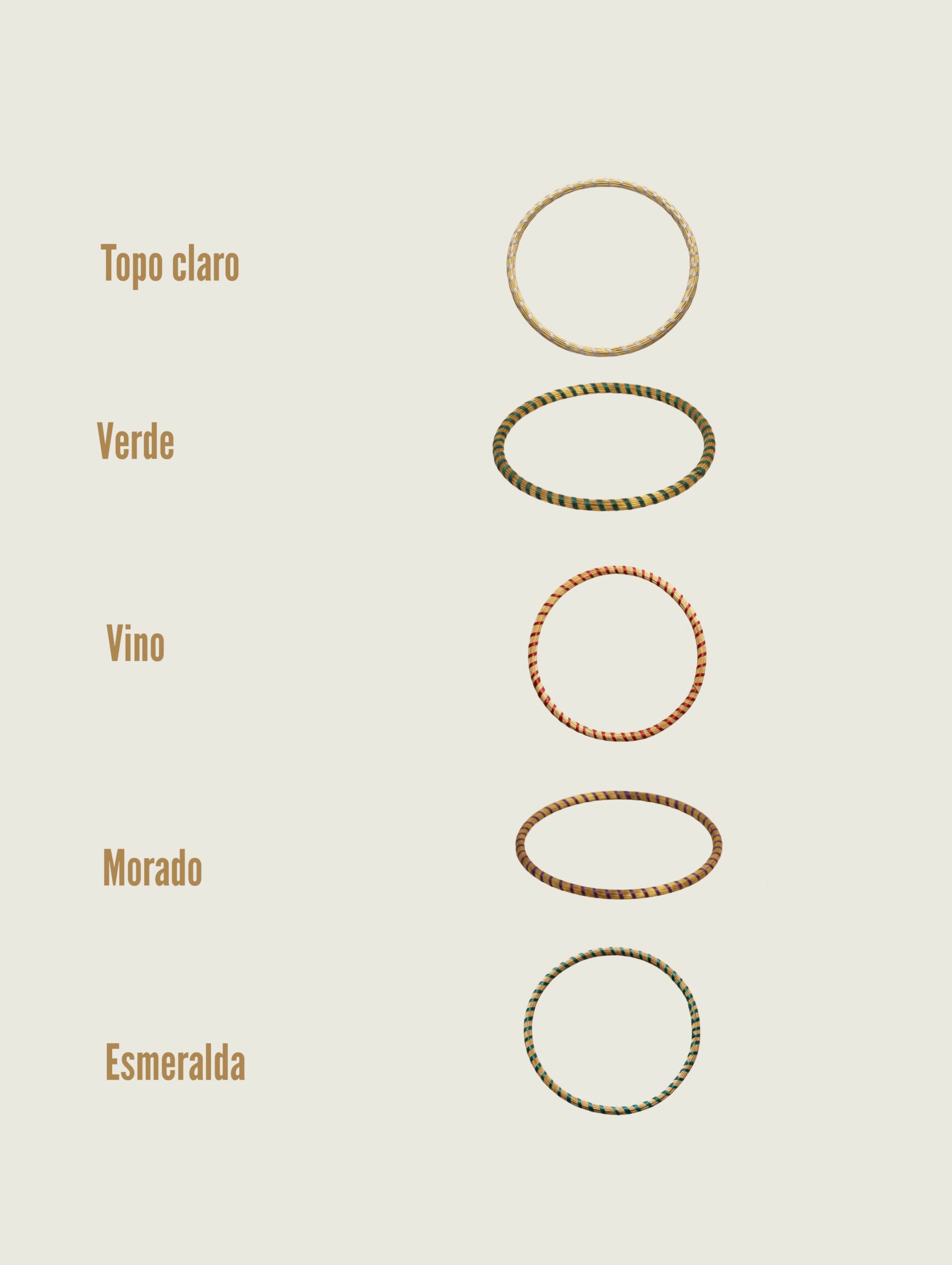 joyas artesanales y sostenibles - PULSERA Oro vegetal capim dourado