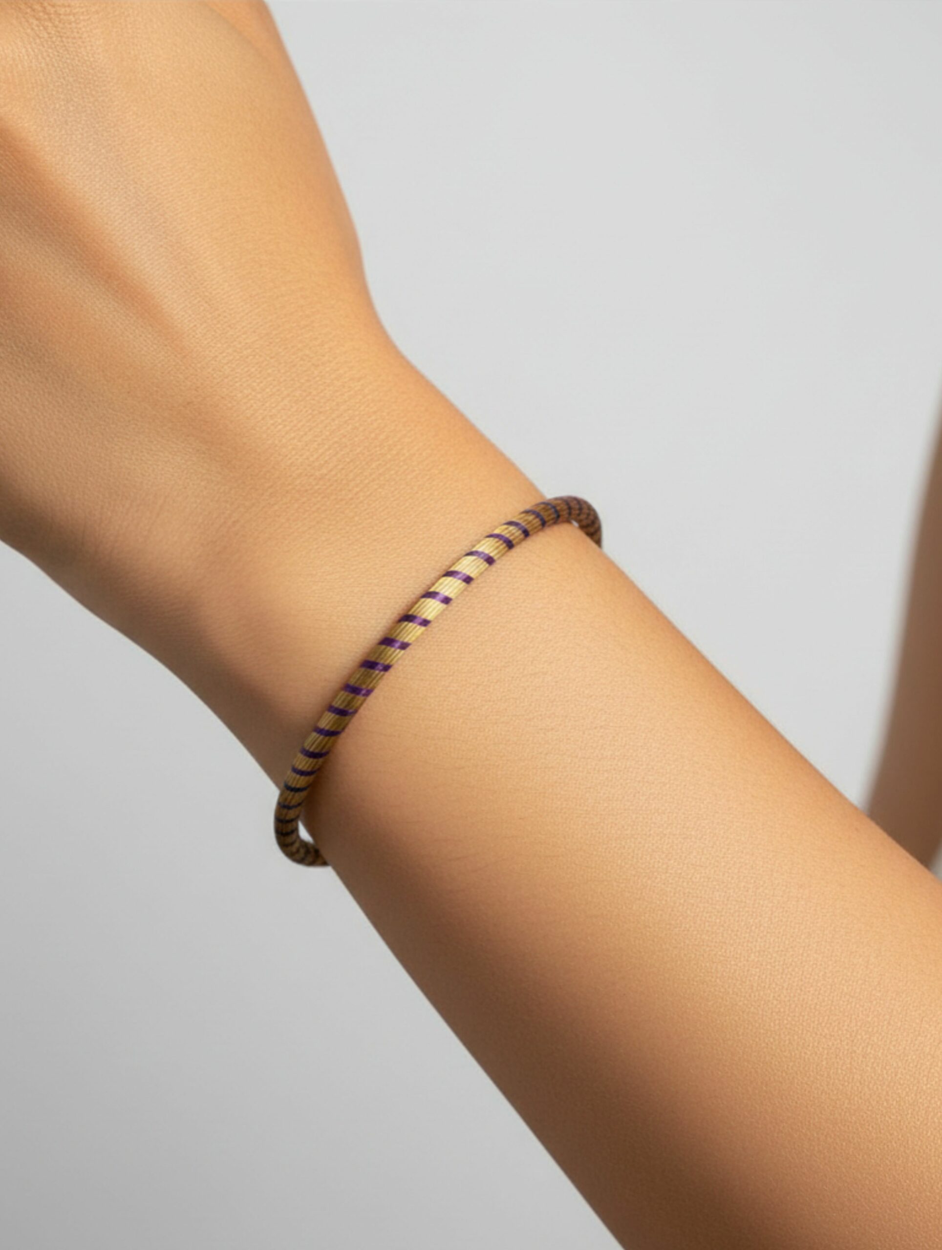 joyas artesanales y sostenibles - PULSERA Oro vegetal capim dourado