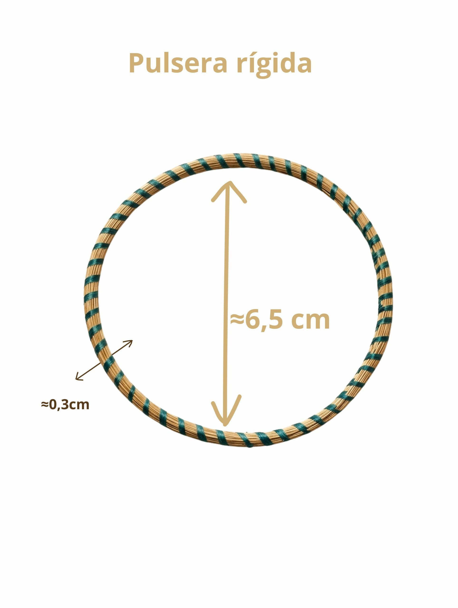 joyas artesanales y sostenibles - PULSERA Oro vegetal capim dourado