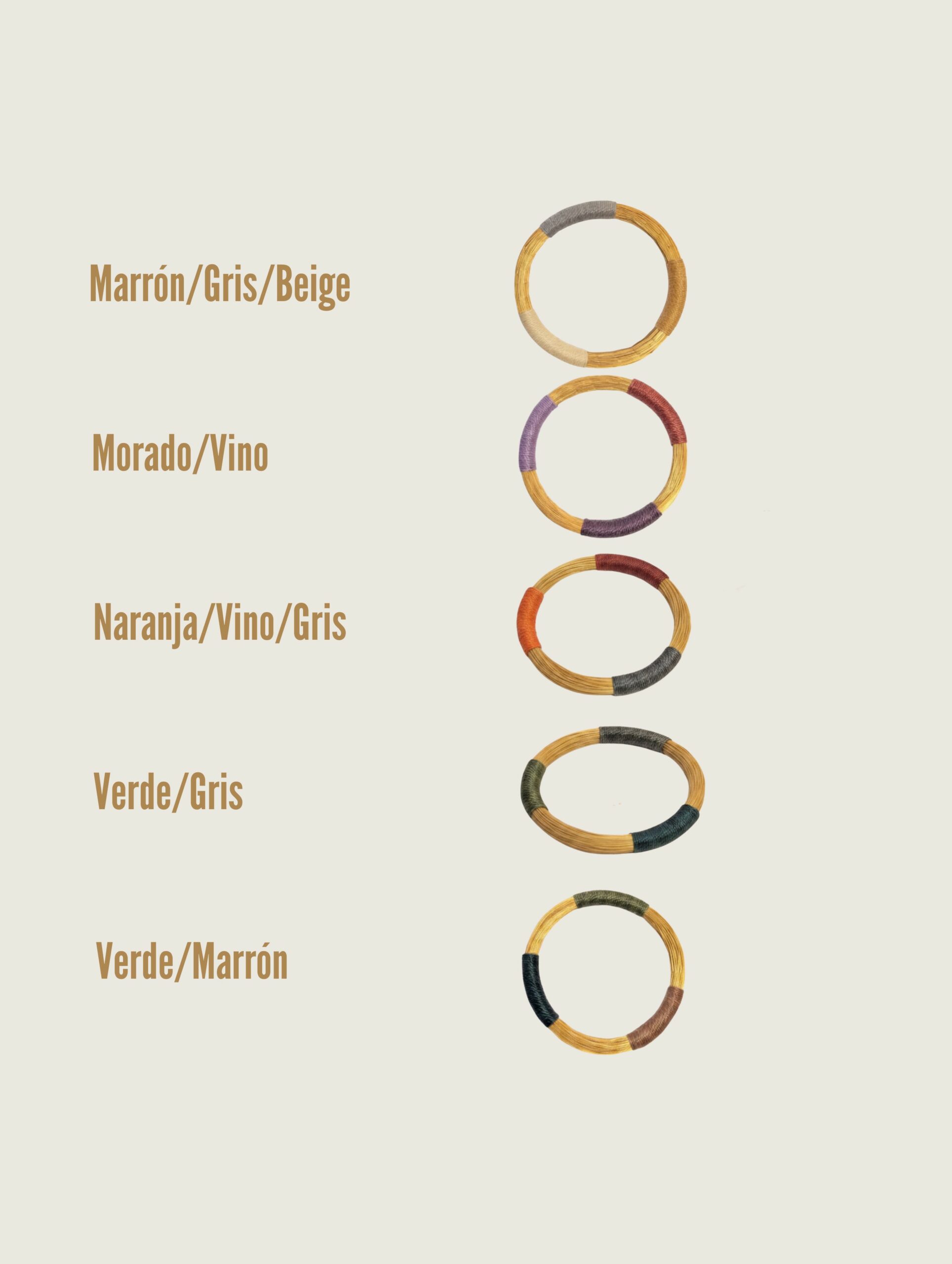joyas artesanales y sostenibles - PULSERA Oro vegetal capim dourado