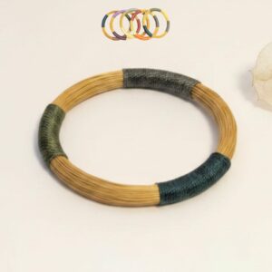 joyas artesanales y sostenibles - PULSERA Oro vegetal capim dourado