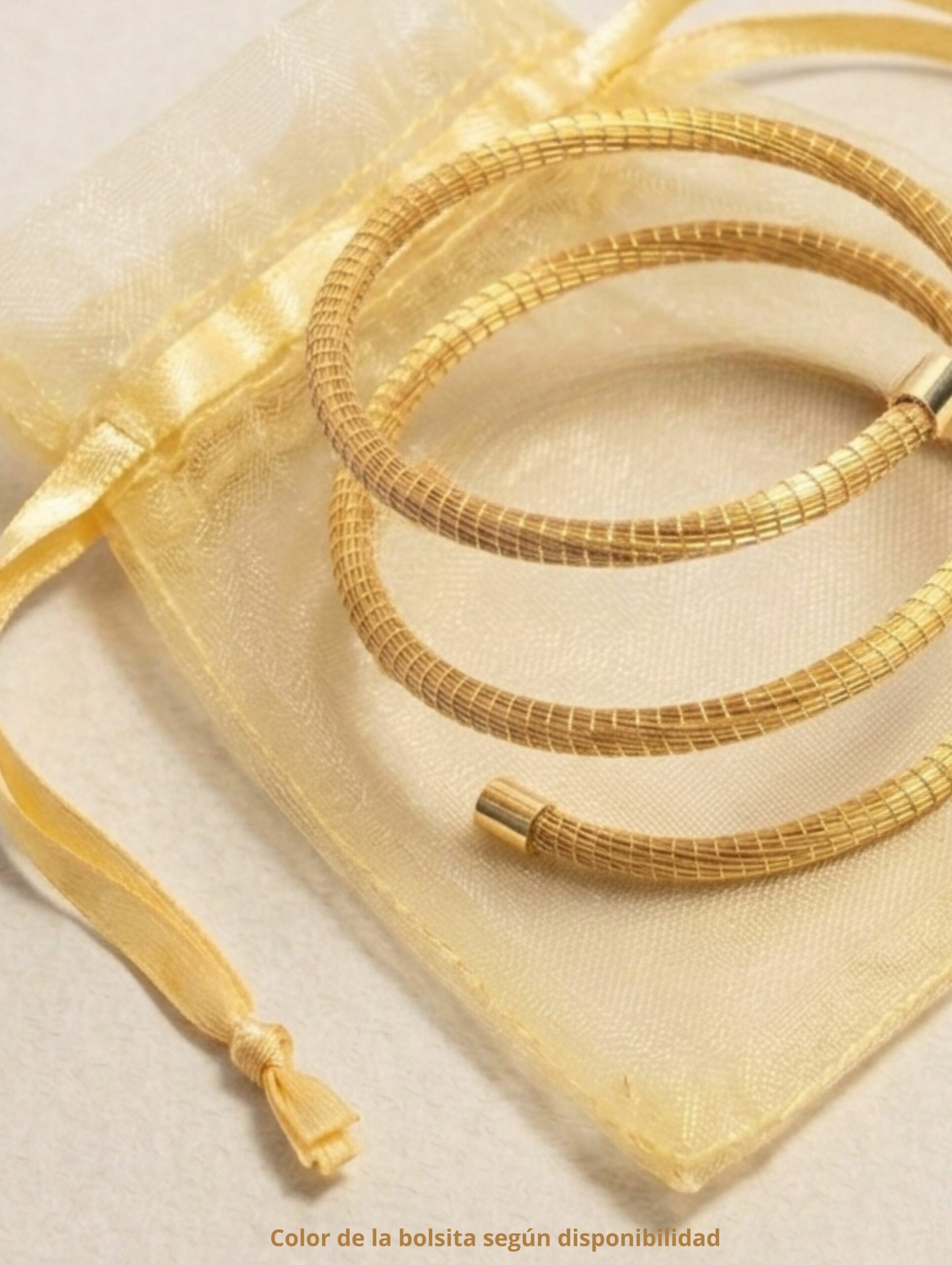 joyas artesanales y sostenibles - PULSERA Oro vegetal capim dourado