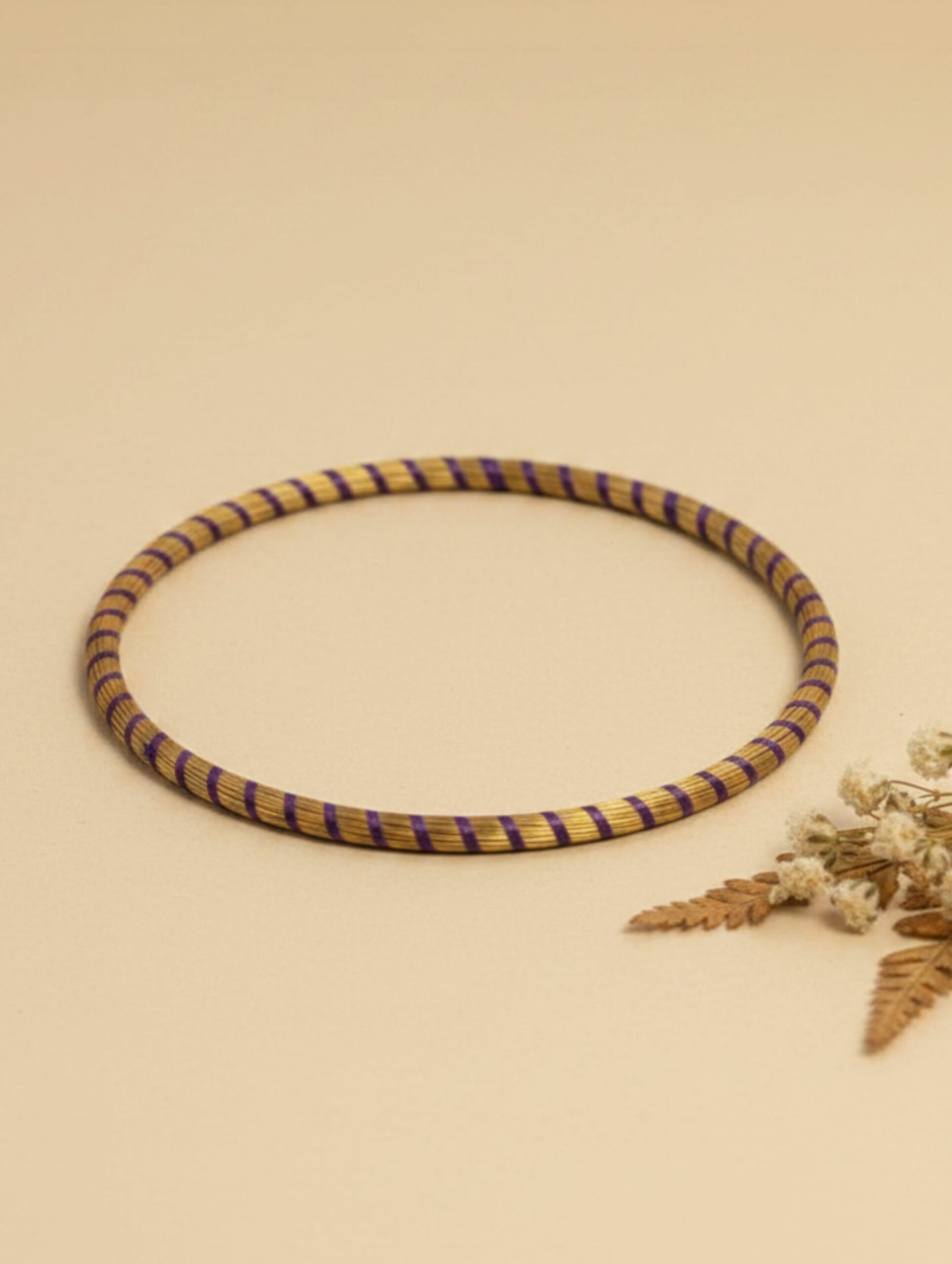 joyas artesanales y sostenibles - PULSERA Oro vegetal capim dourado