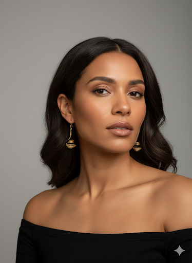 Pendientes de oro vegetal – PUREZA – Biojoya Capim dorado – Joya sostenible hecha a mano – Ganchos – 5,5x2cm SLOWECO