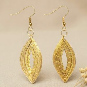 Oro vegetal Capim dourado pendientes