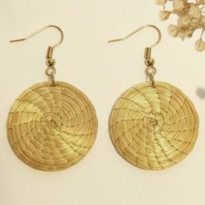 Oro vegetal Capim dourado pendientes