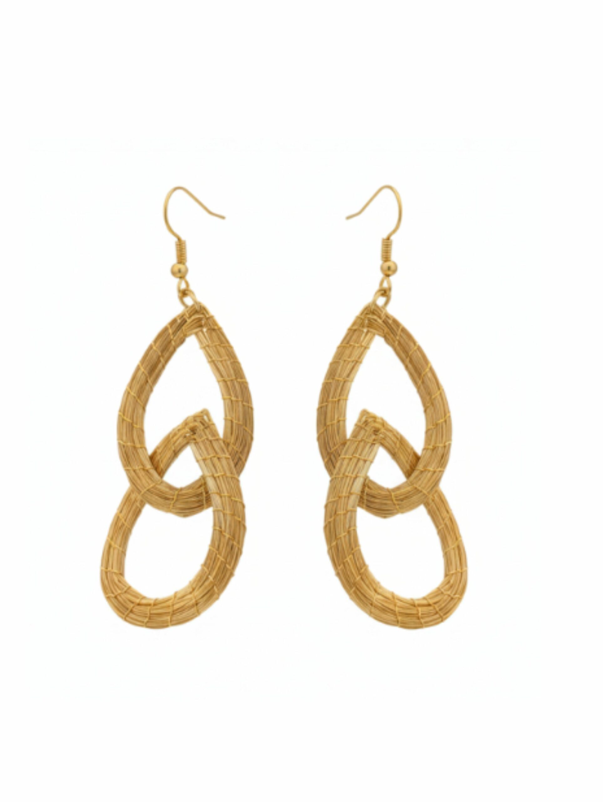 Oro vegetal Capim dourado pendientes