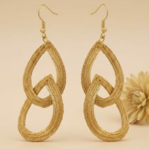 Oro vegetal Capim dourado pendientes
