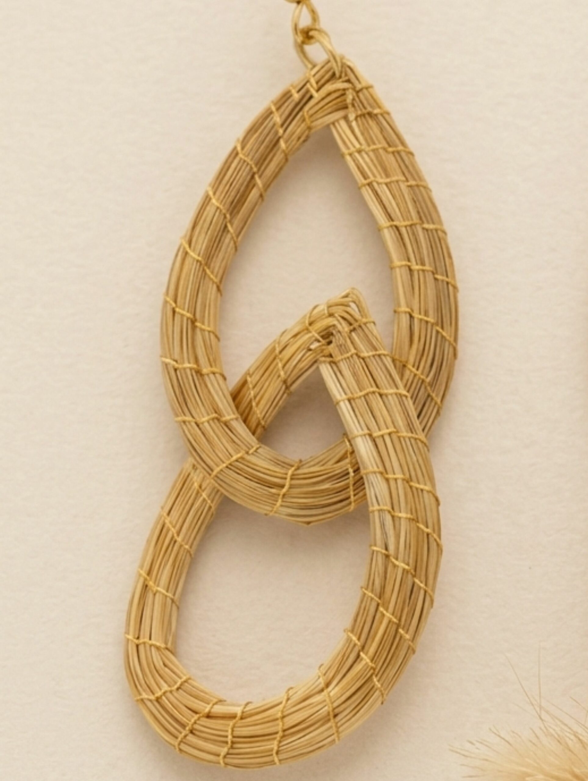 Oro vegetal Capim dourado pendientes
