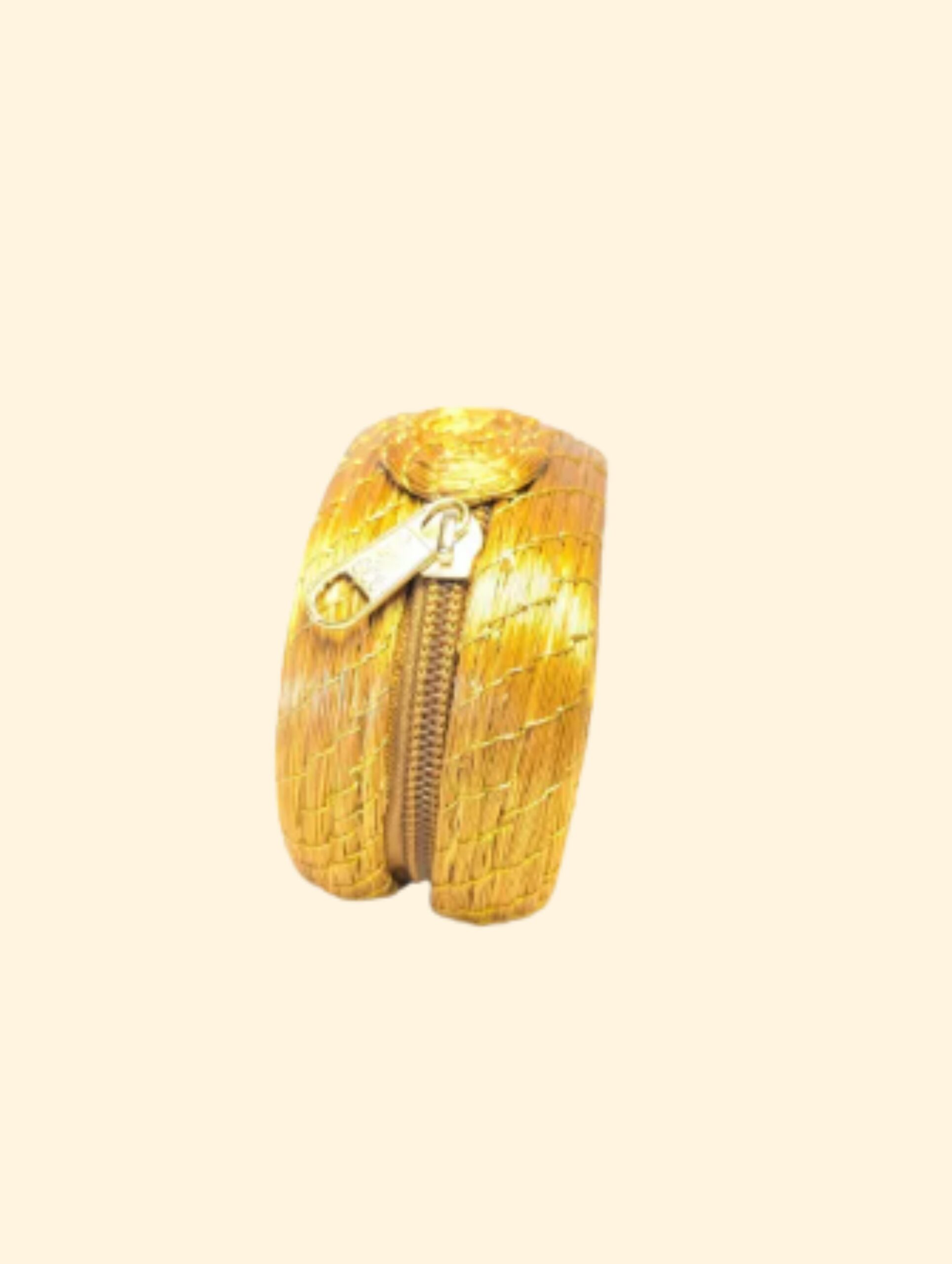joyas artesanales y sostenibles - BOLSO Oro vegetal capim dourado
