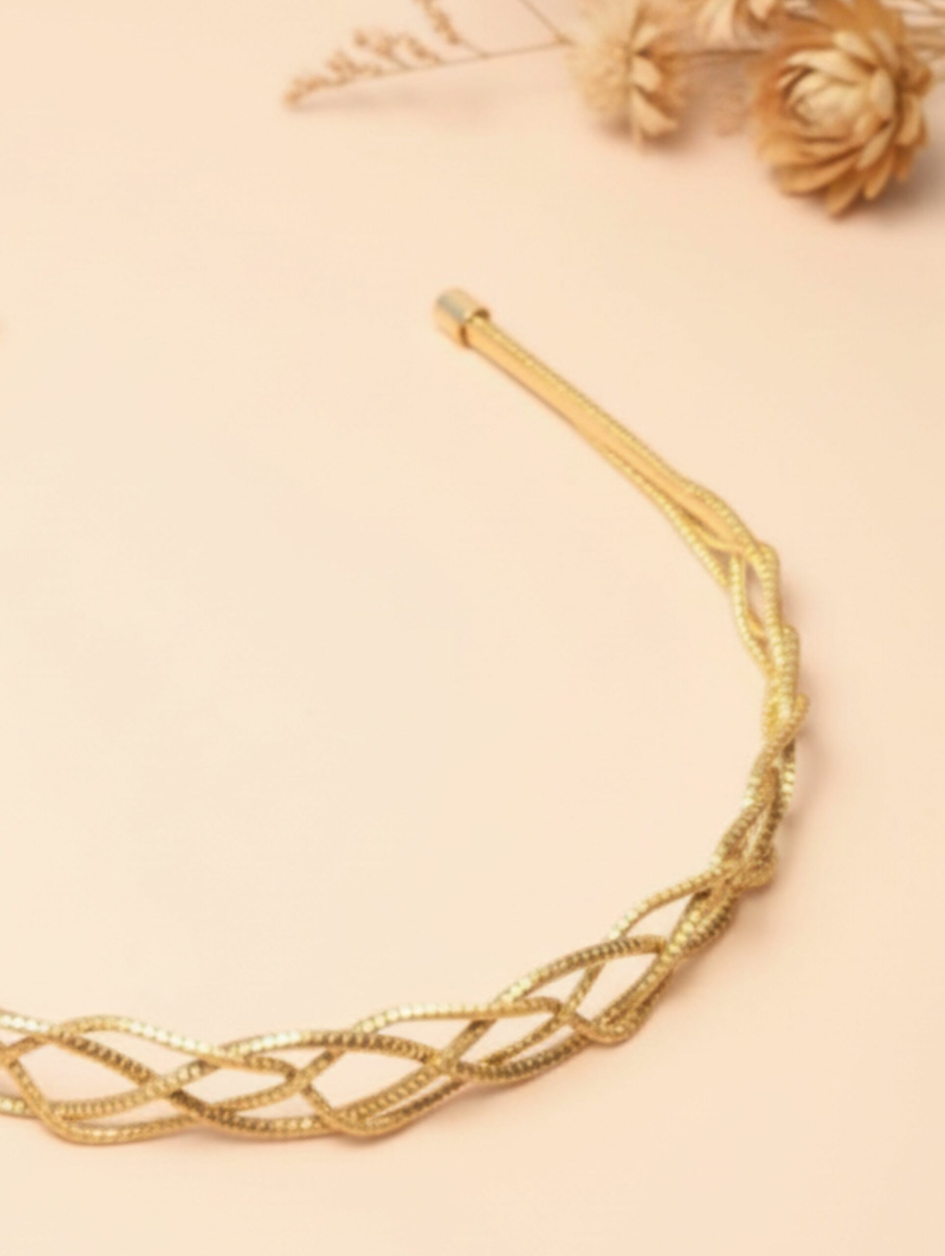 Oro vegetal Capim dourado diadema