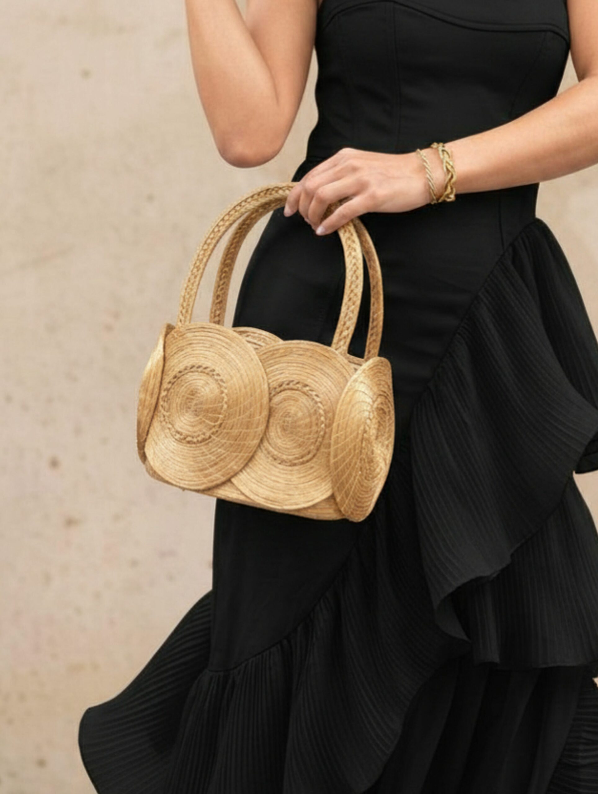 joyas artesanales y sostenibles - BOLSO Oro vegetal capim dourado
