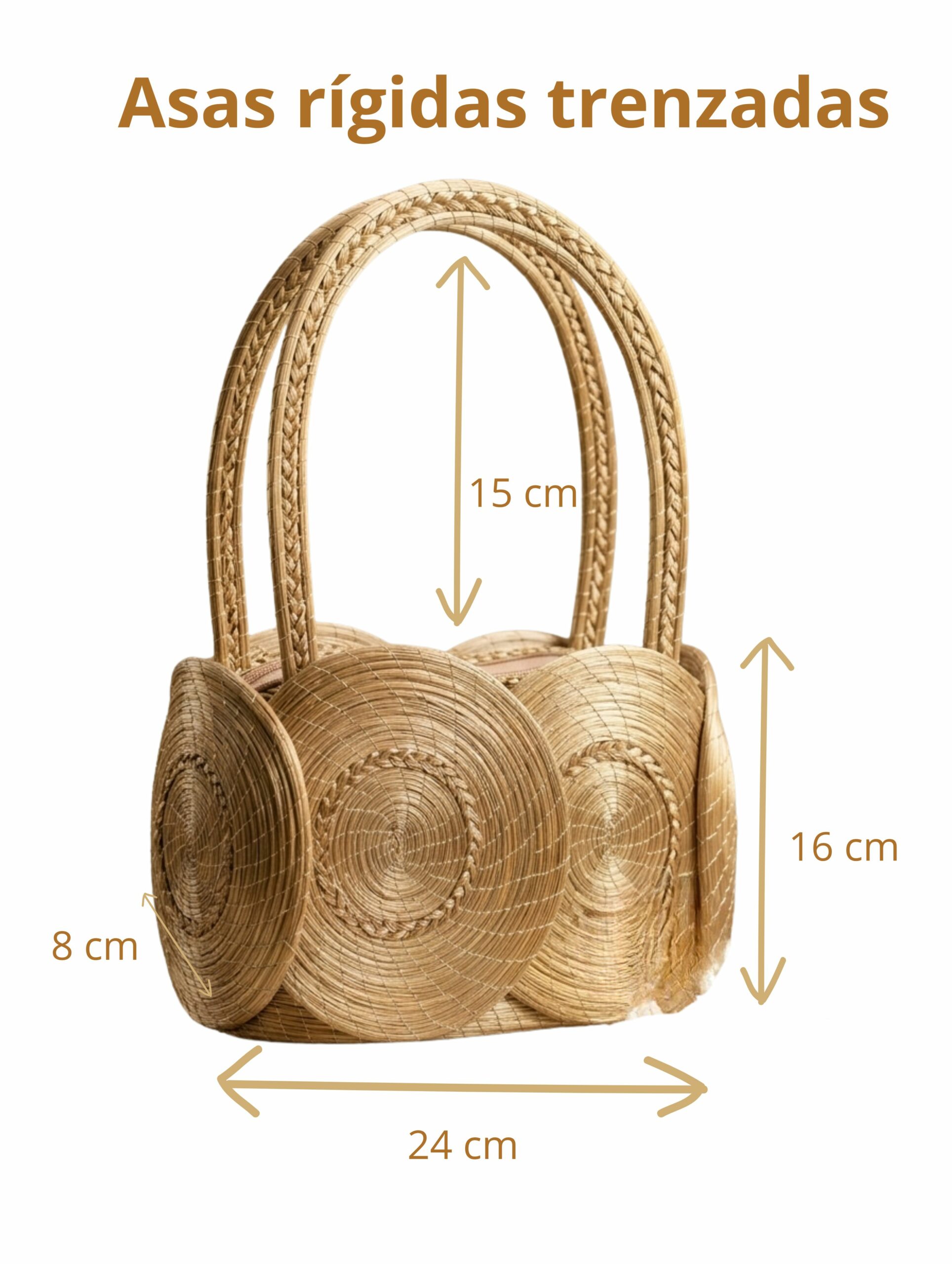 joyas artesanales y sostenibles - BOLSO Oro vegetal capim dourado