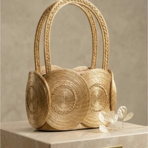 joyas artesanales y sostenibles - BOLSO Oro vegetal capim dourado