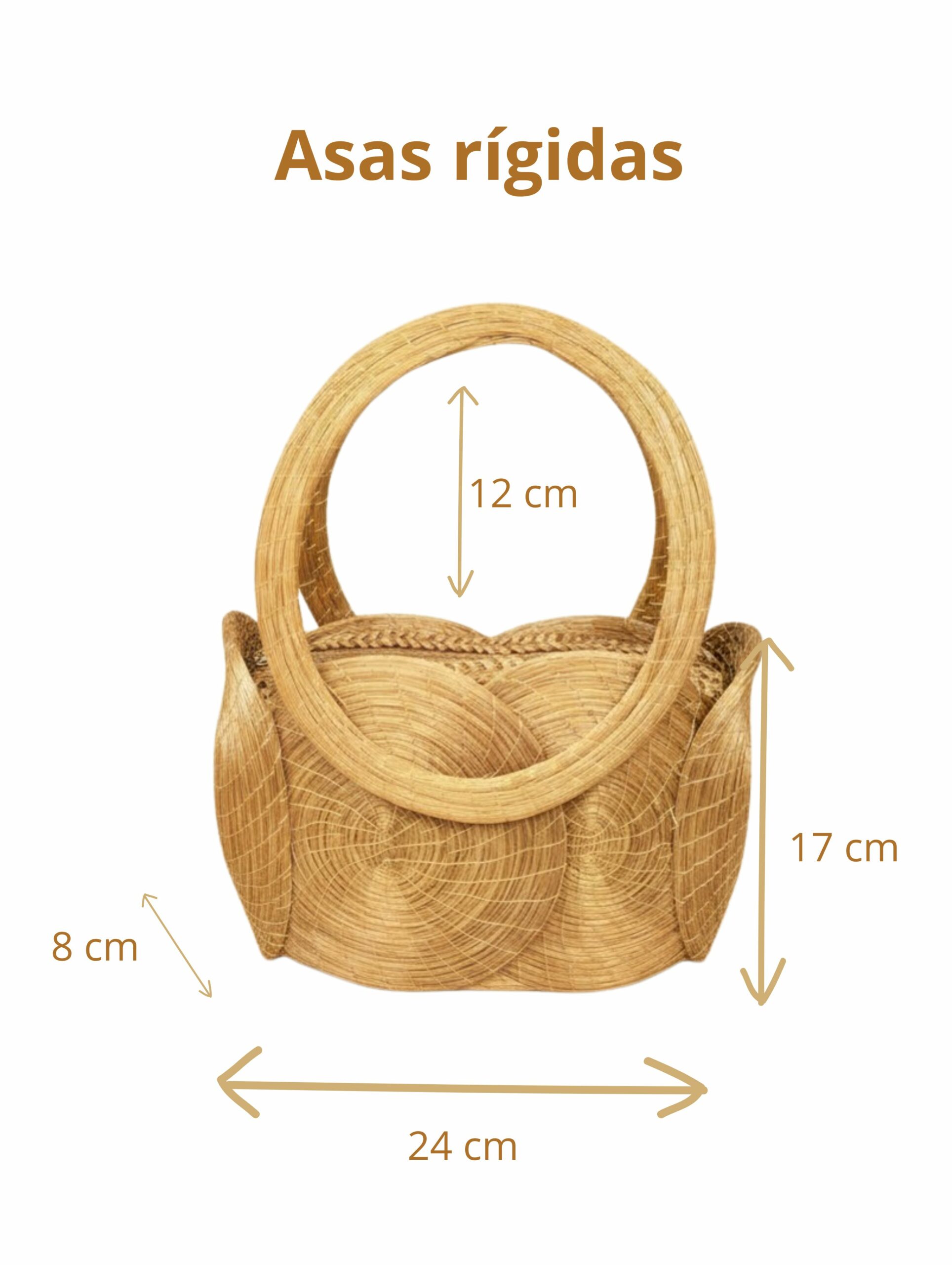 joyas artesanales y sostenibles - BOLSO Oro vegetal capim dourado