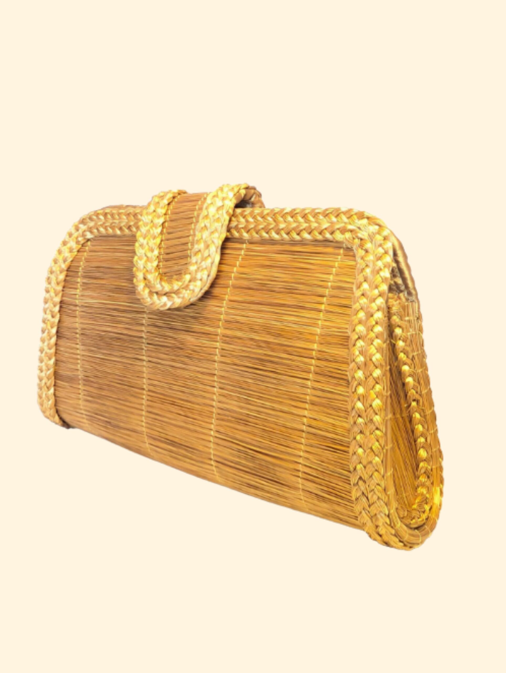 joyas artesanales y sostenibles - BOLSO Oro vegetal capim dourado
