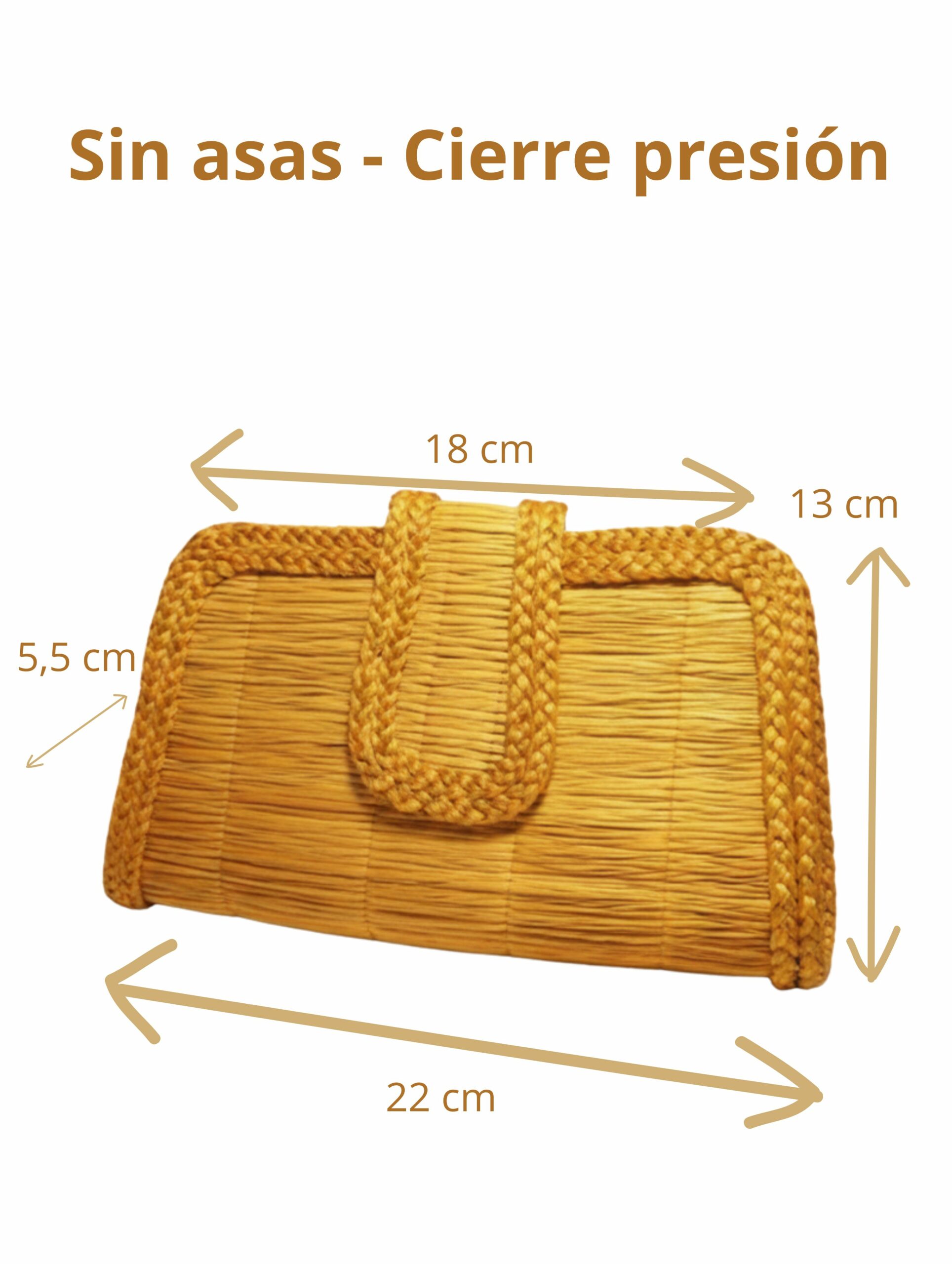 joyas artesanales y sostenibles - BOLSO Oro vegetal capim dourado