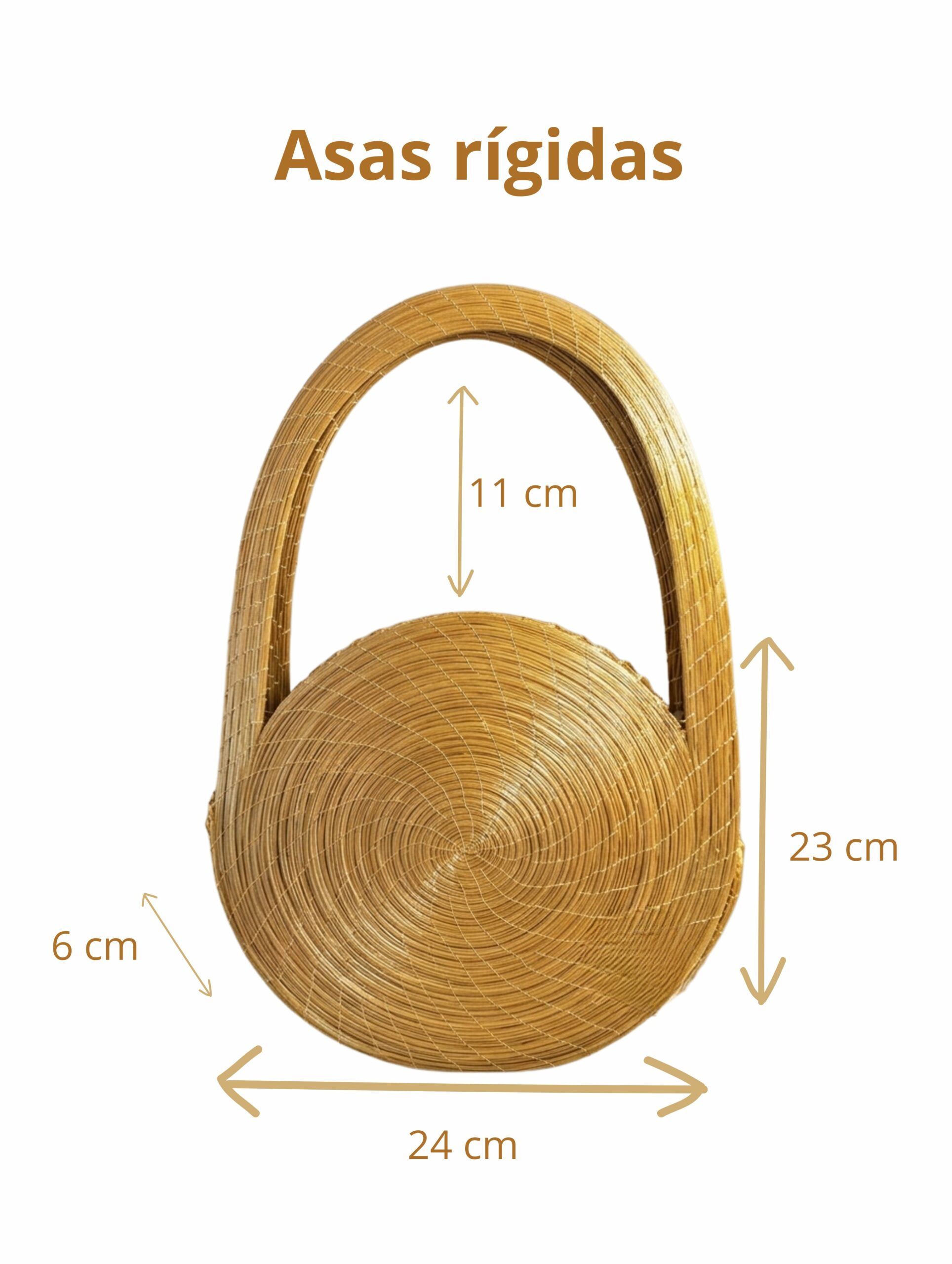 joyas artesanales y sostenibles - BOLSO Oro vegetal capim dourado