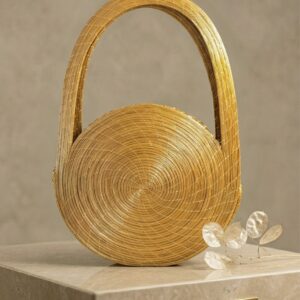 joyas artesanales y sostenibles - BOLSO Oro vegetal capim dourado