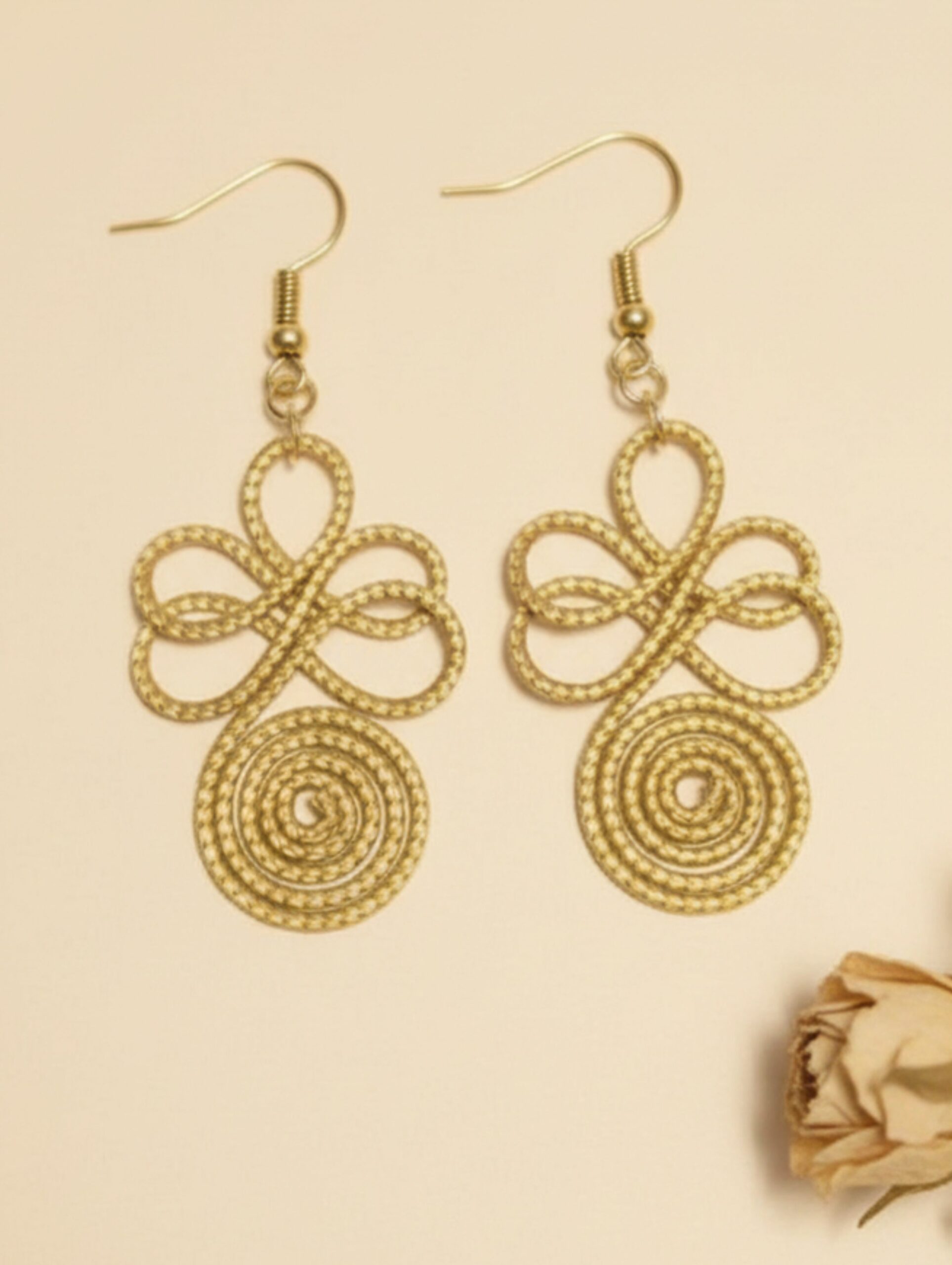 Oro vegetal Capim dourado pendientes