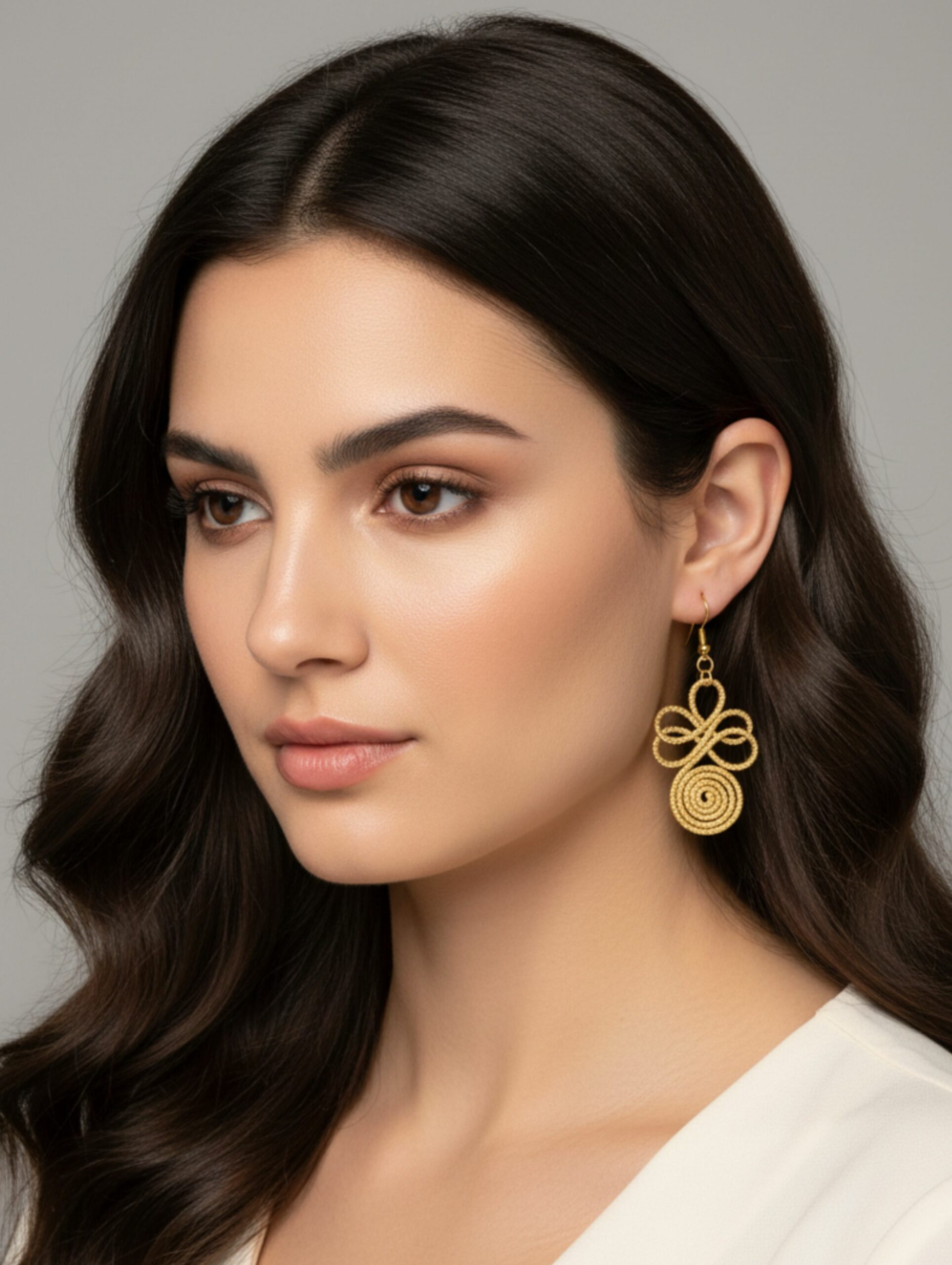 Oro vegetal Capim dourado pendientes
