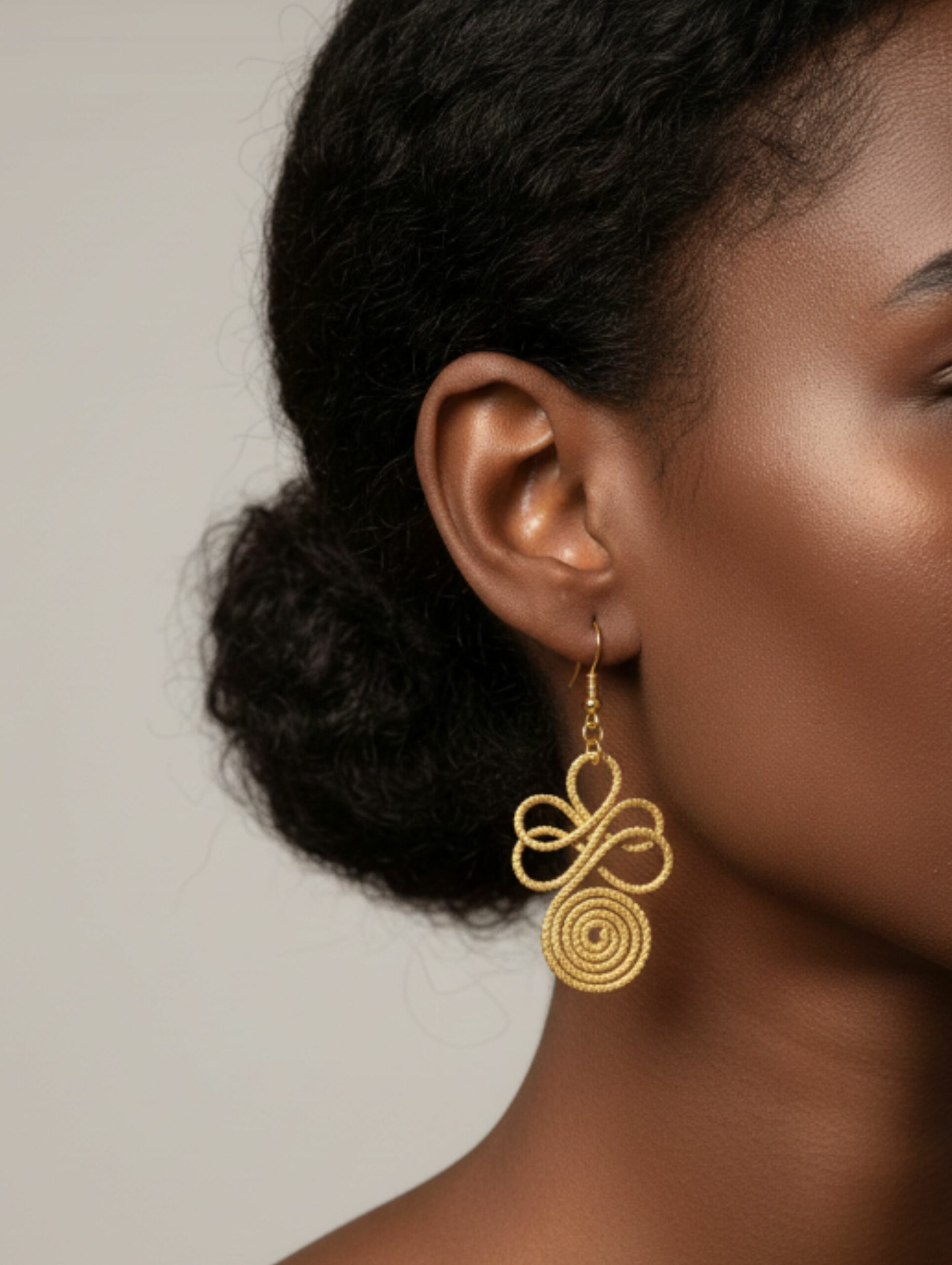 Oro vegetal Capim dourado pendientes