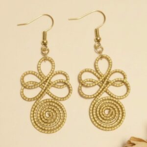 Oro vegetal Capim dourado pendientes