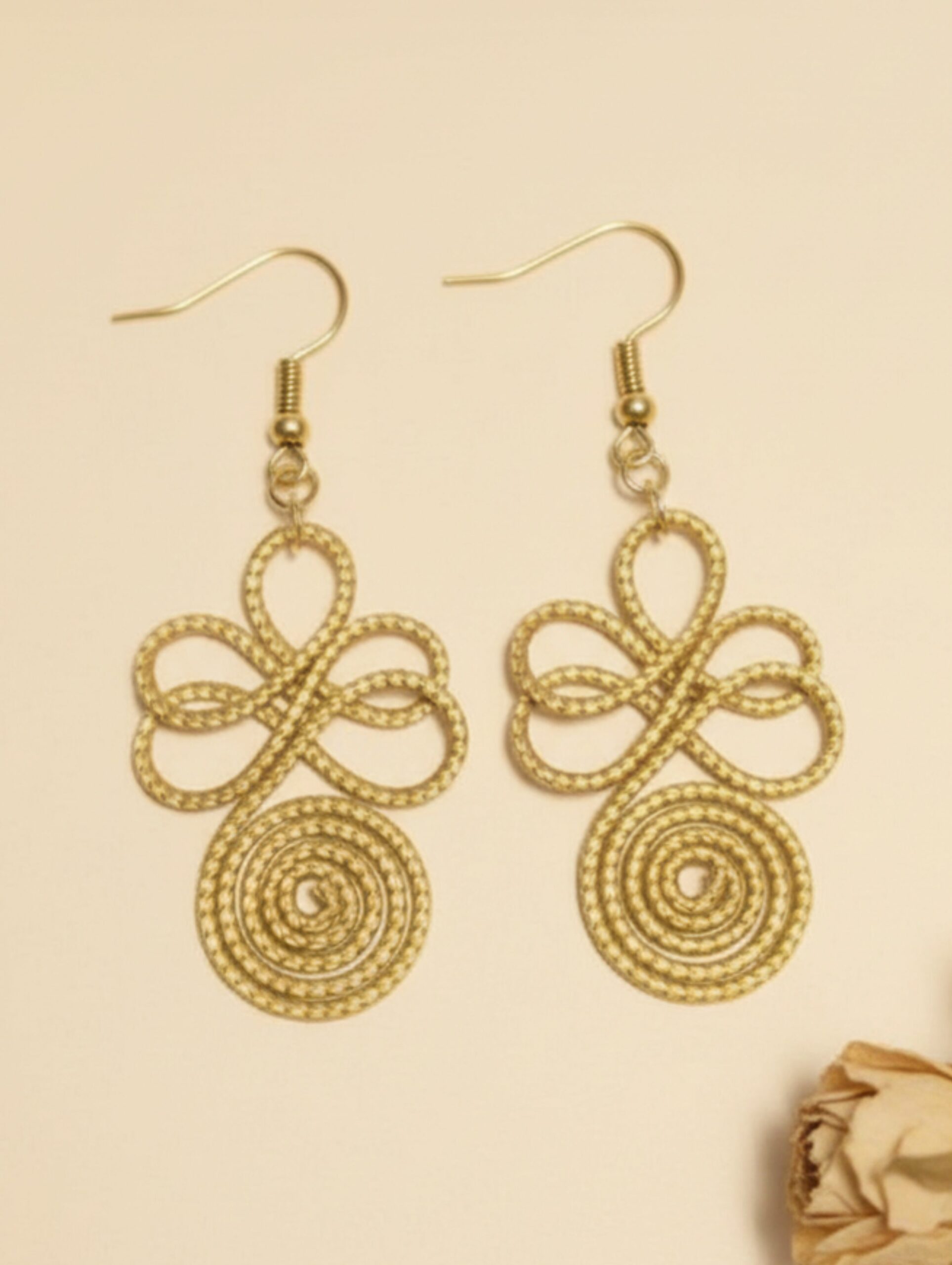 Oro vegetal Capim dourado pendientes