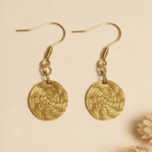 Oro vegetal Capim dourado pendientes