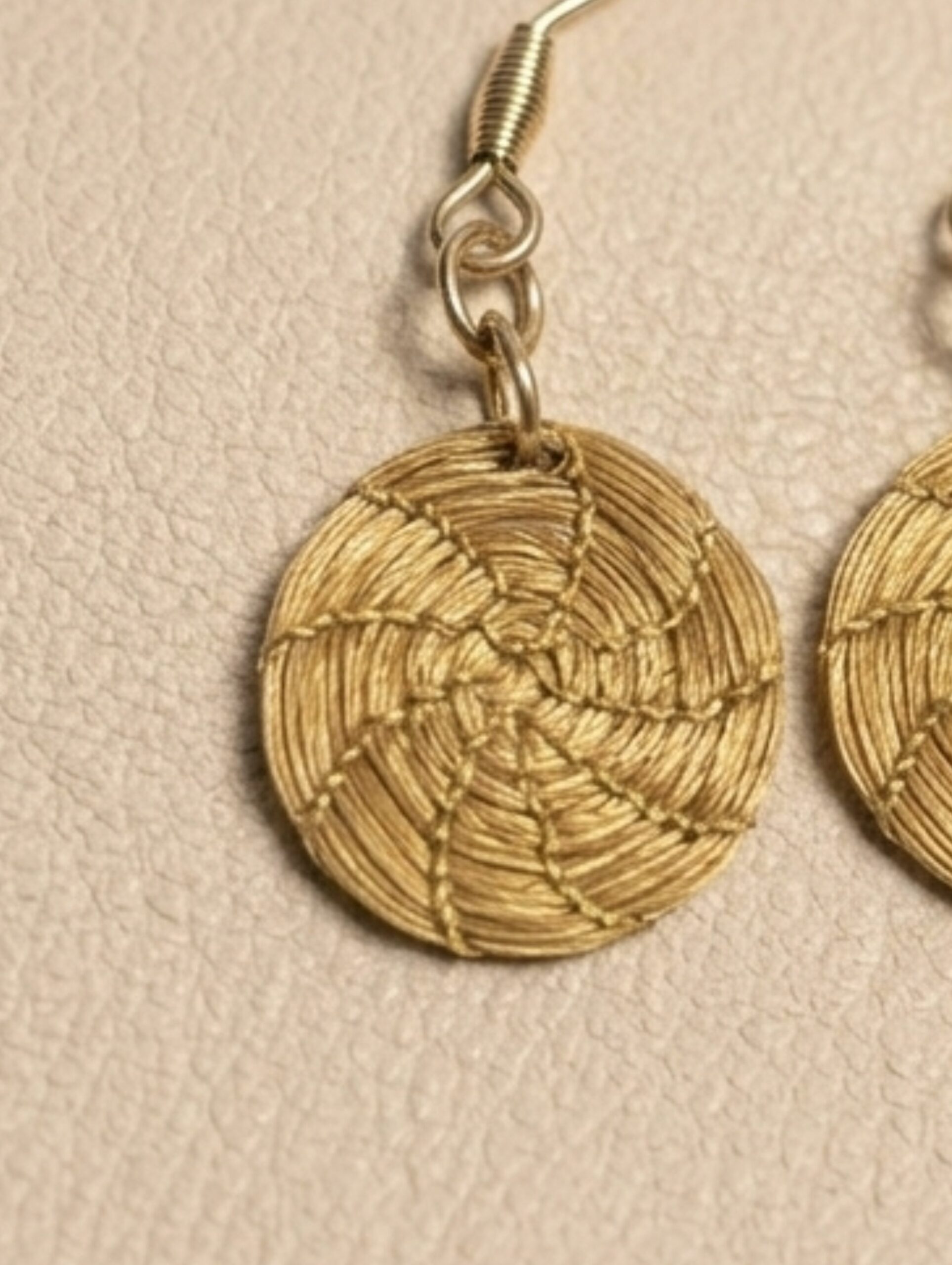 Oro vegetal Capim dourado pendientes
