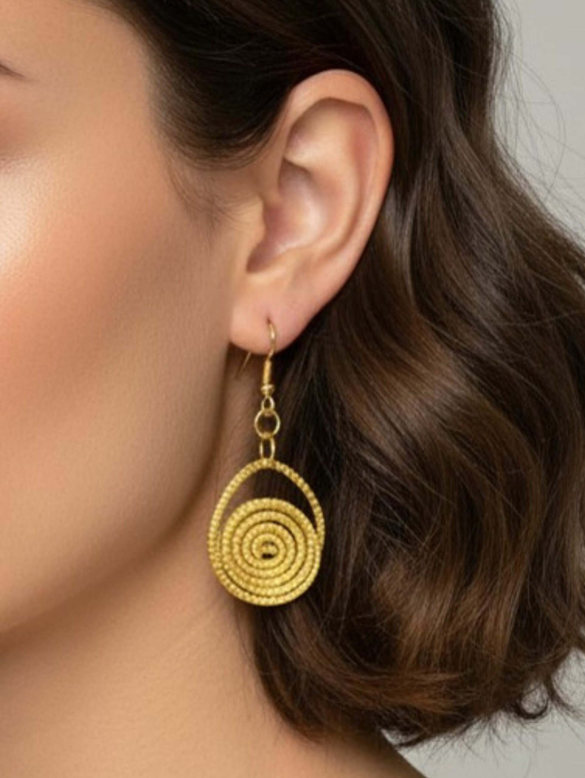 Oro vegetal Capim dourado pendientes