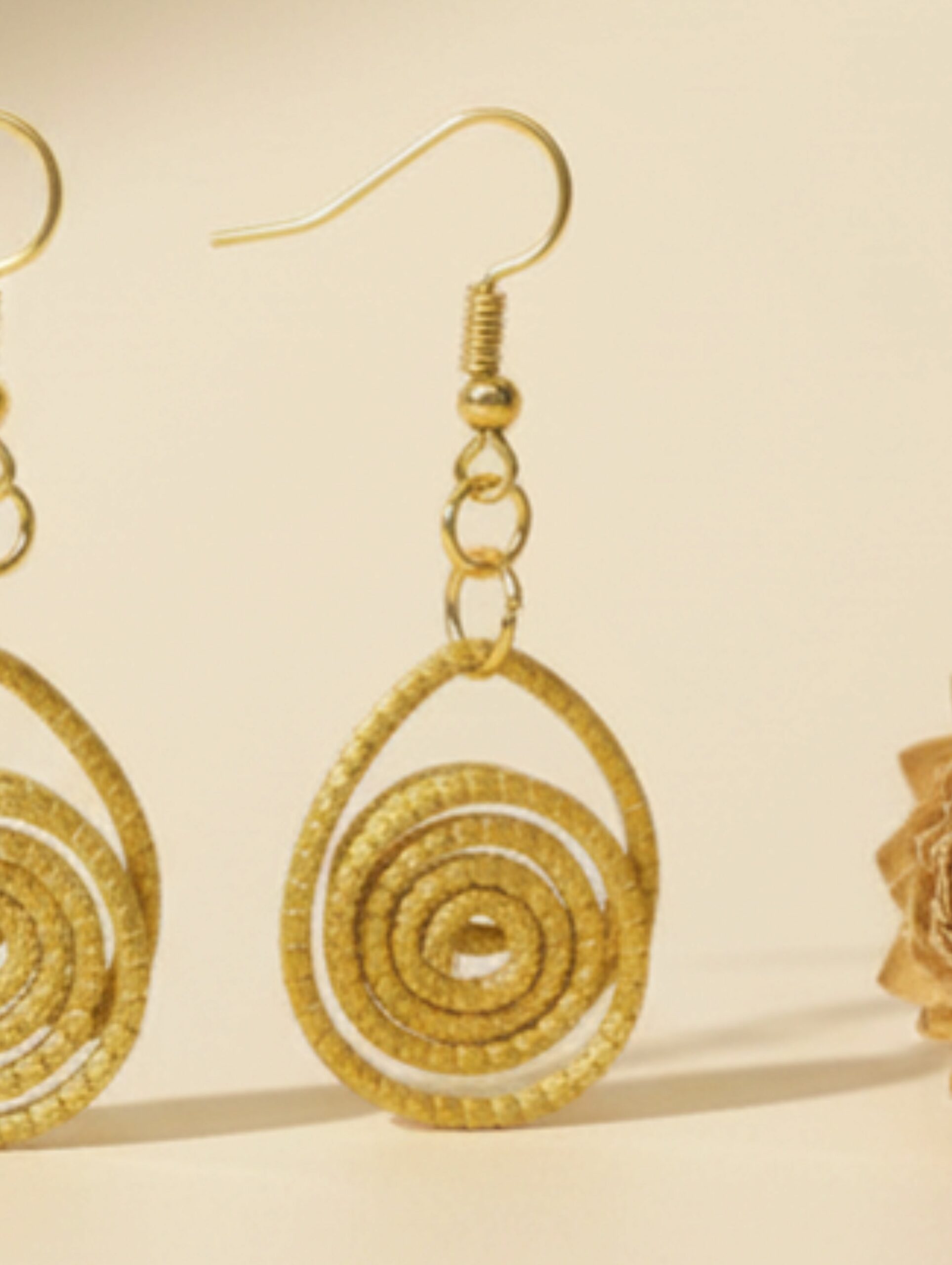 Oro vegetal Capim dourado pendientes