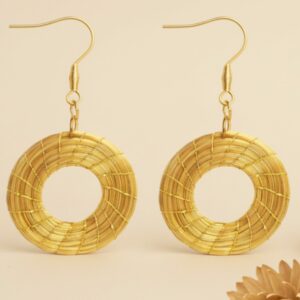 Oro vegetal Capim dourado pendientes