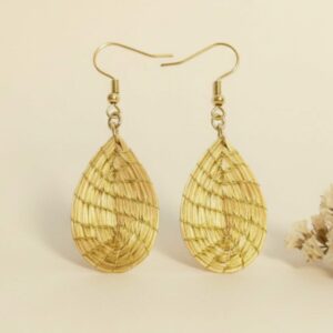 Oro vegetal Capim dourado pendientes