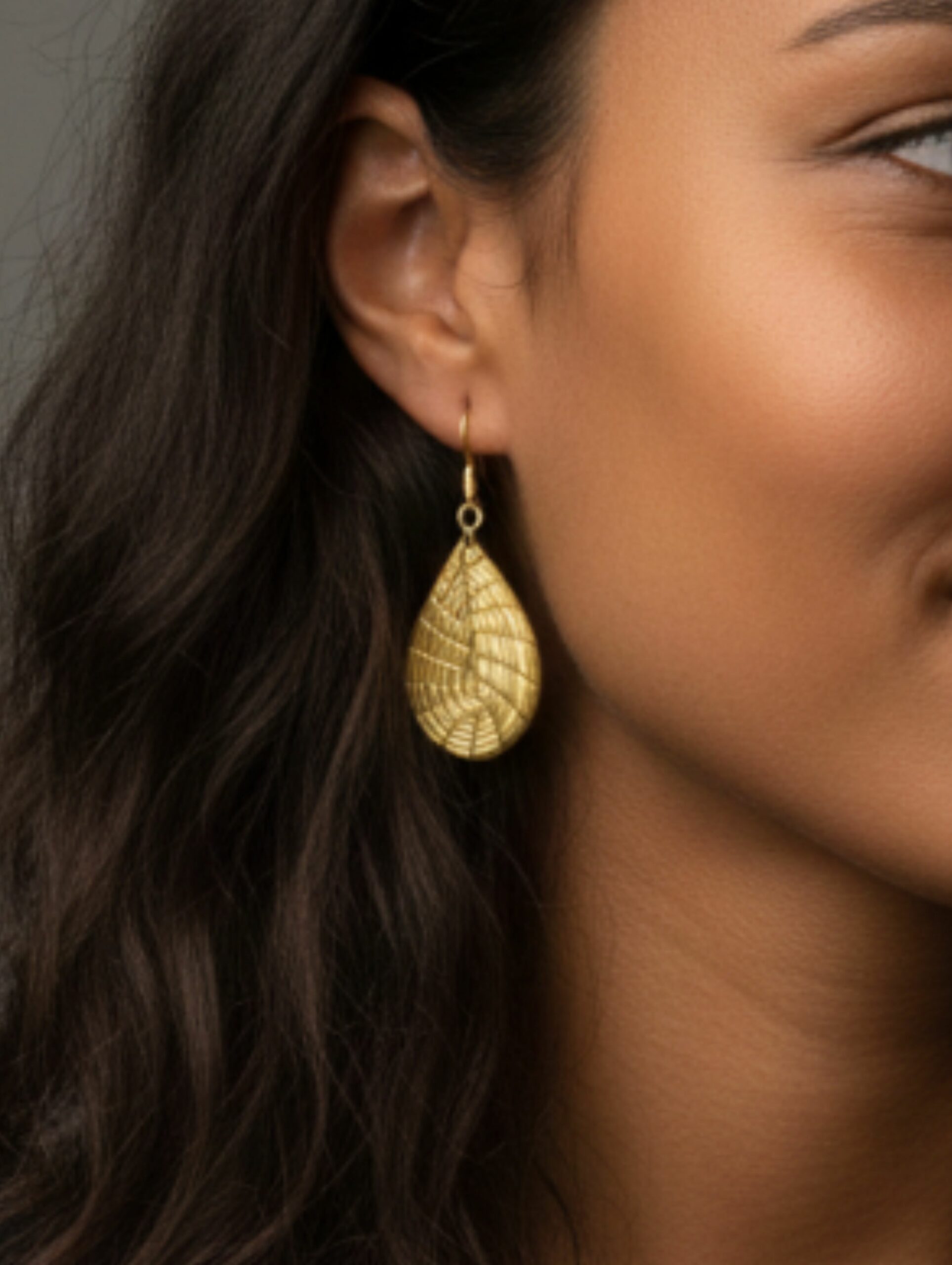 Oro vegetal Capim dourado pendientes