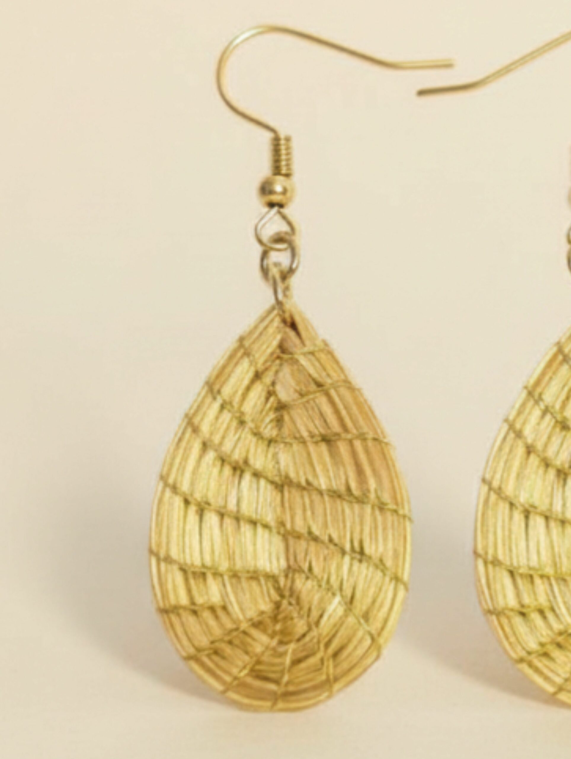 Oro vegetal Capim dourado pendientes