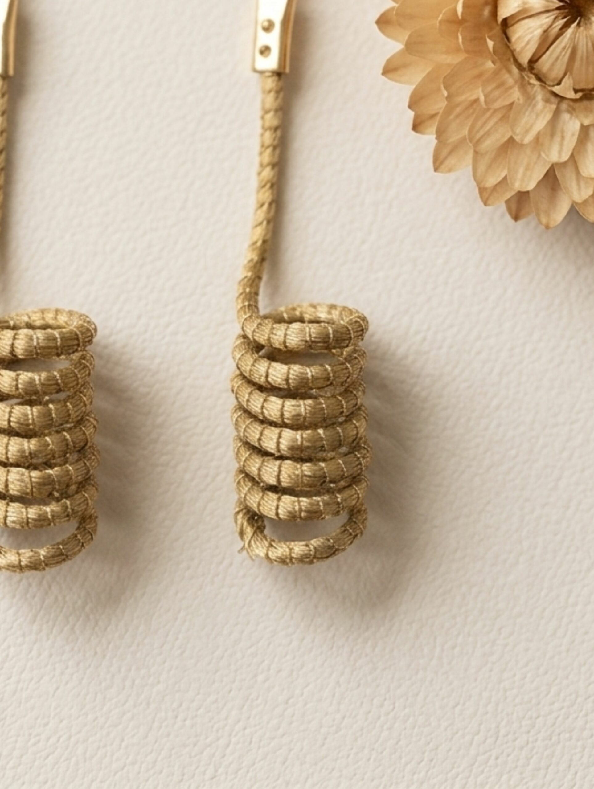 Oro vegetal Capim dourado pendientes