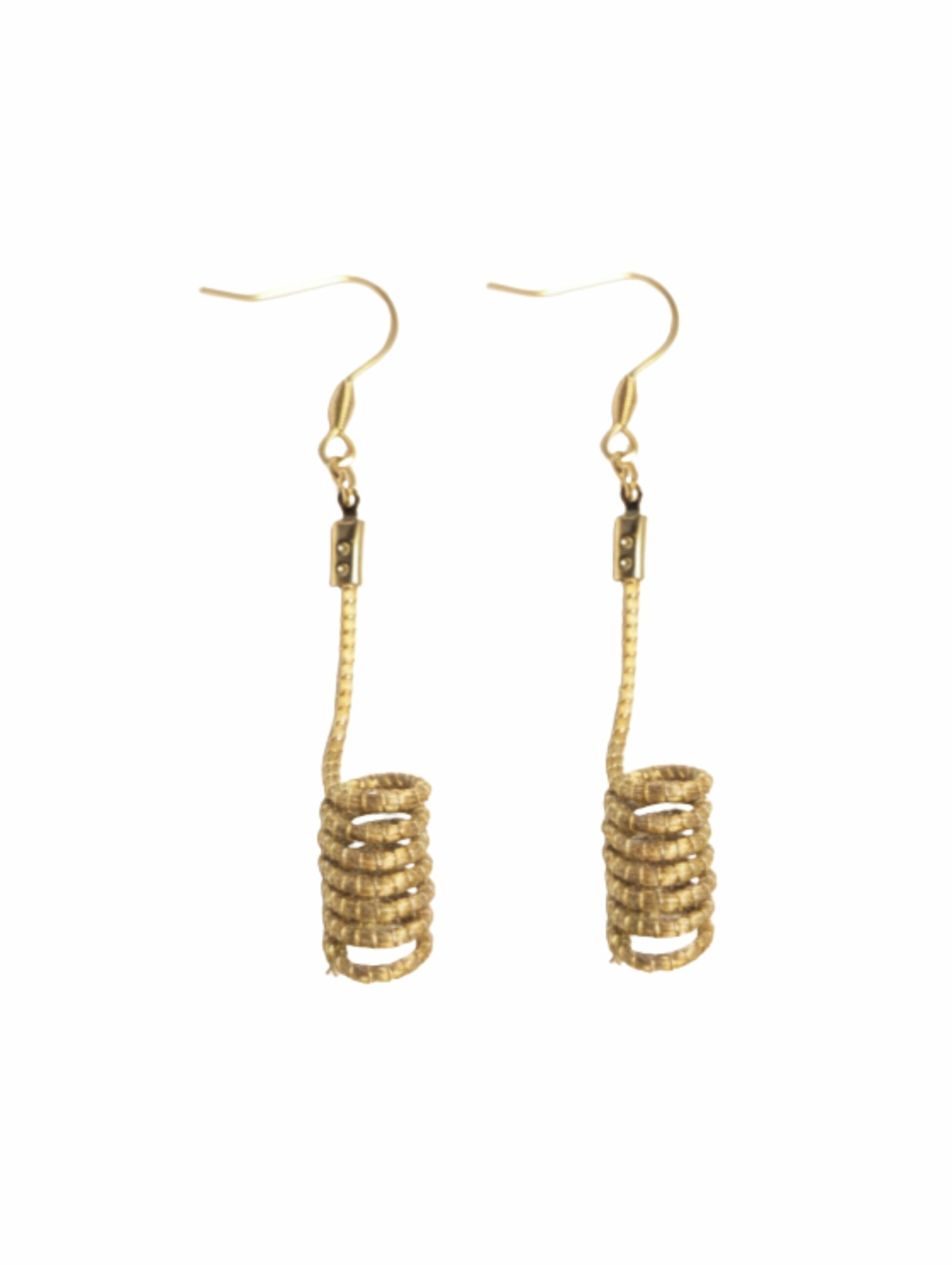 Oro vegetal Capim dourado pendientes