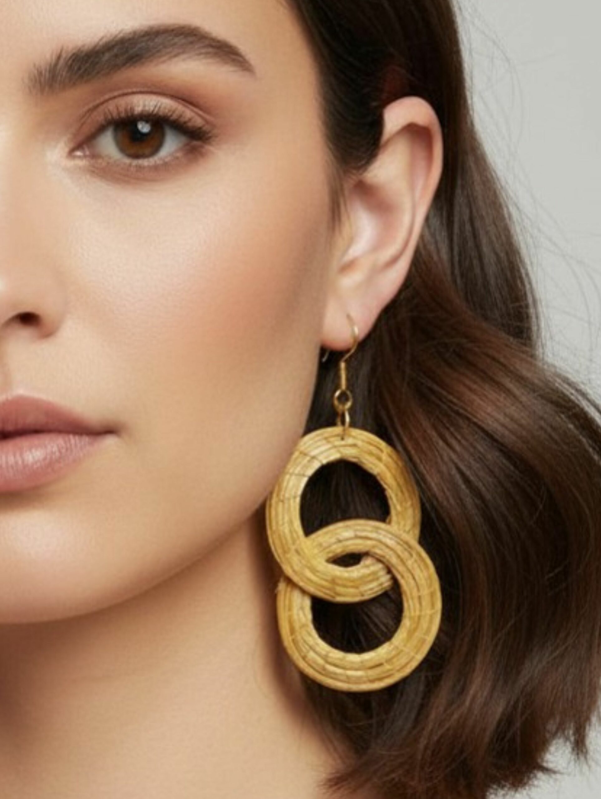Oro vegetal Capim dourado pendientes