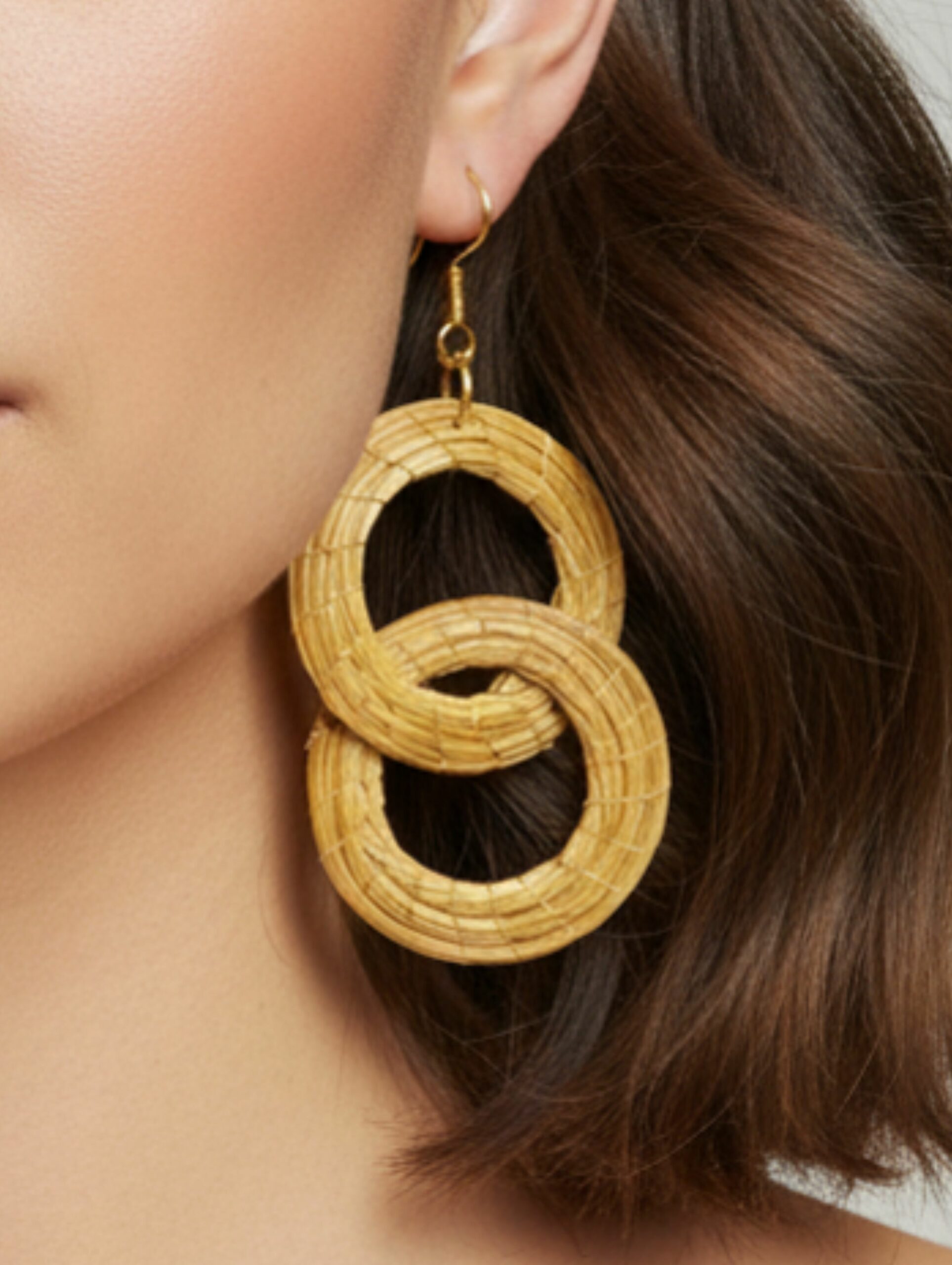 Oro vegetal Capim dourado pendientes